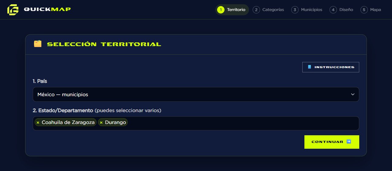 Selección territorial